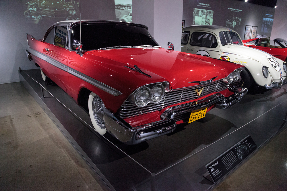 1958 red Plymouth Fury